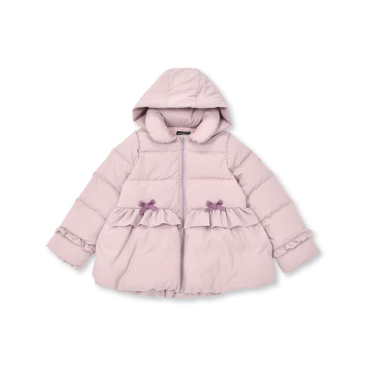 撥水加工】マットタフタフード付きバルーンダウンコート(90