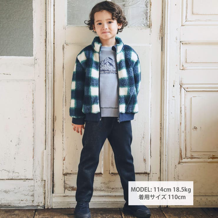 美品 希少 ダファー バッファローチェック ボアブルゾン M