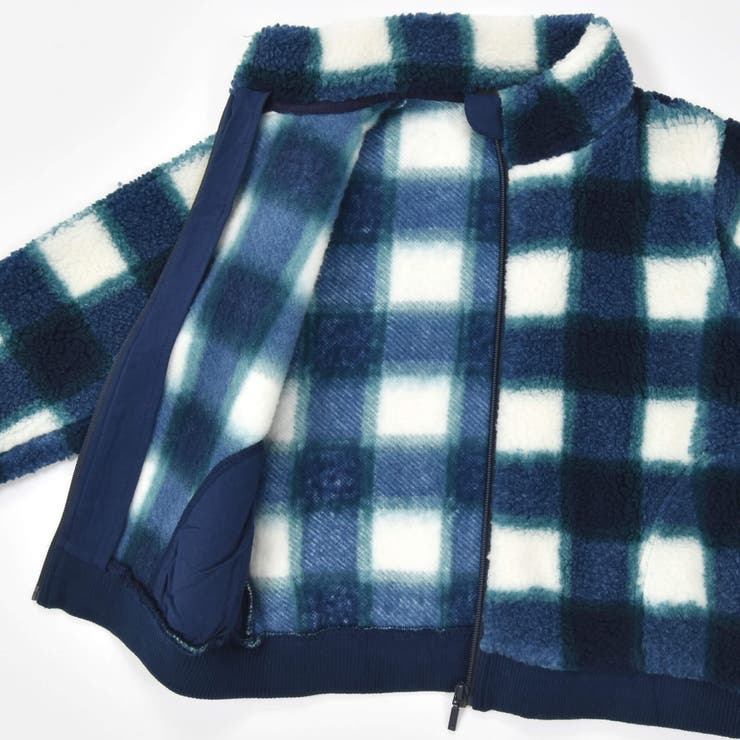 ◎美品 希少 ダファー バッファローチェック ボアブルゾン M チェーンステッチ ◎美品 希少 ダファー バッファローチェック ボアブルゾン M チェーン