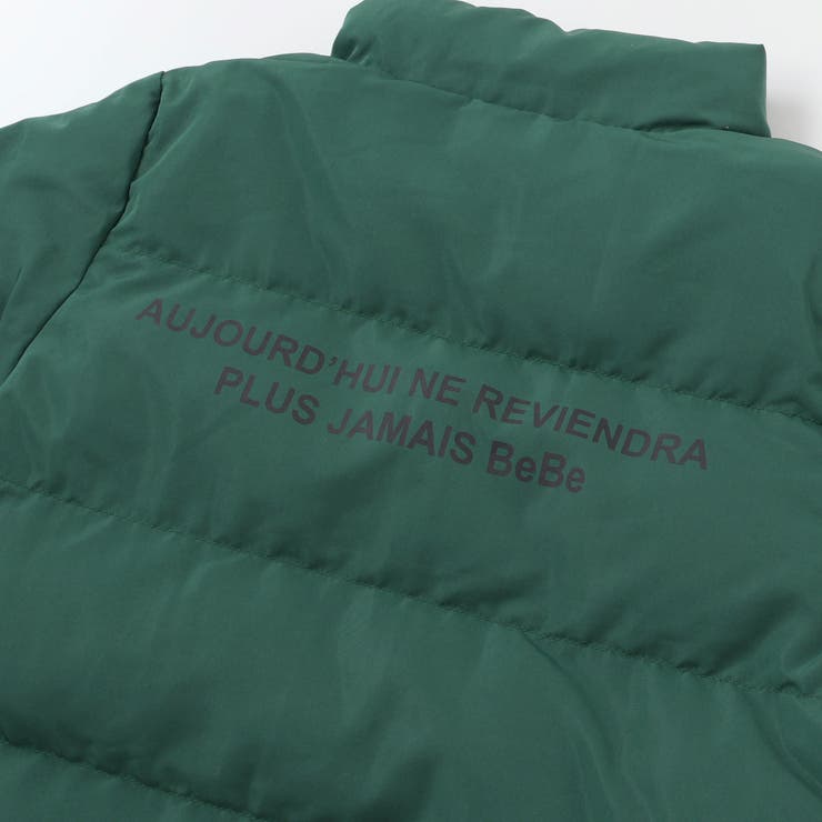 【撥水】リップストップ×タフタリバーシブル中綿ブルゾン(90~150cm) | BeBe | 詳細画像21 