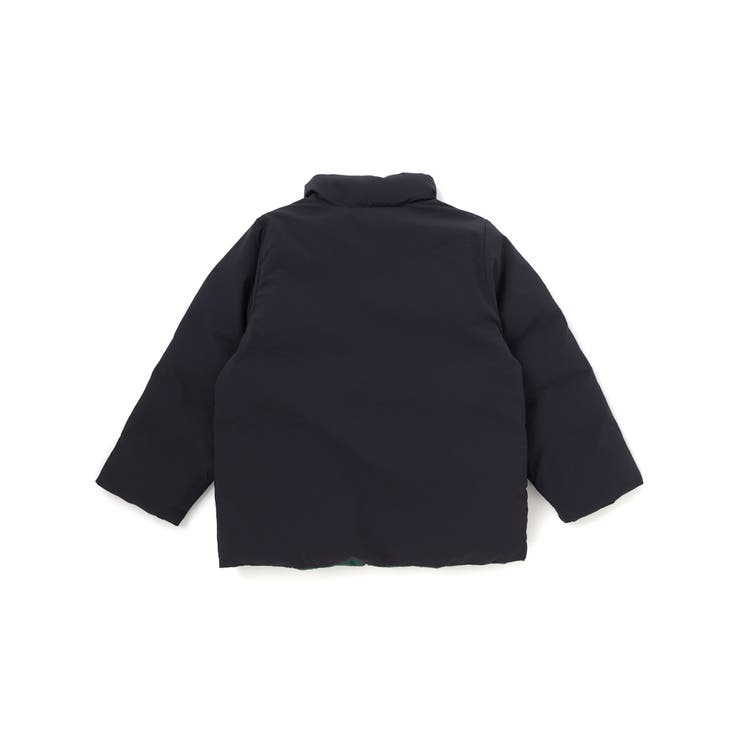 【撥水】リップストップ×タフタリバーシブル中綿ブルゾン(90~150cm) | BeBe | 詳細画像9 