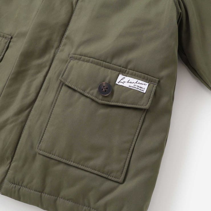 【撥水加工】ボアライナーベスト付きナイロン中綿3wayコート(90~150cm) | BeBe | 詳細画像19 