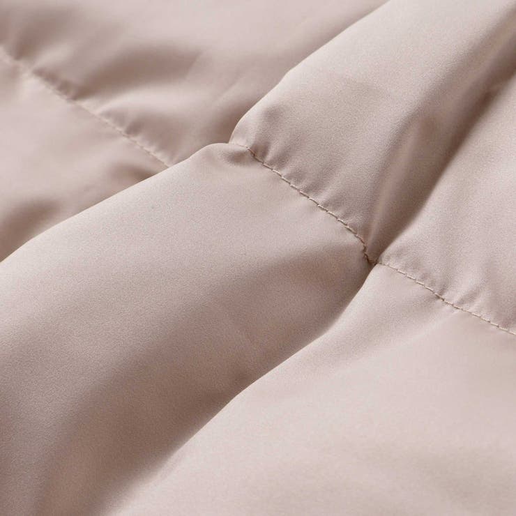 【撥水加工】タフタウエストギャザーファーフード中綿コート(100~160cm) | BeBe | 詳細画像18 