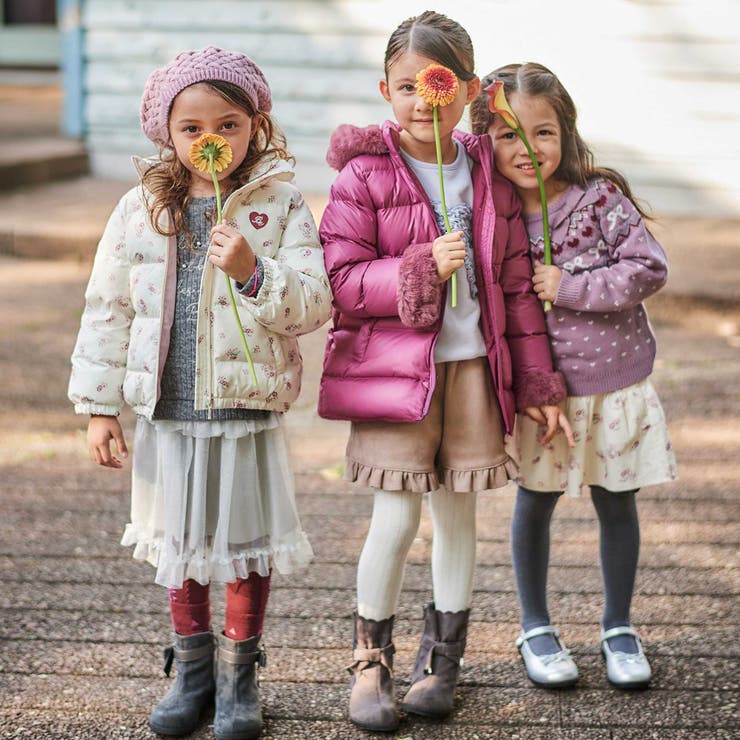 シャイニータフタウエスト切り替えシャギーファーフードダウンコート | BeBe | 詳細画像5 