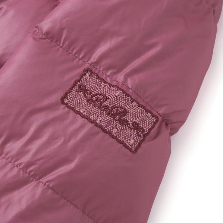 シャイニータフタウエスト切り替えシャギーファーフードダウンコート | BeBe | 詳細画像9 