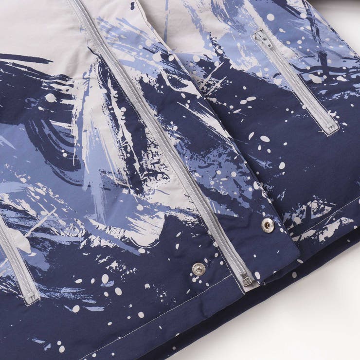 【撥水加工】アイスバーグプリントフード中綿コート(90~150cm) | BeBe | 詳細画像14 