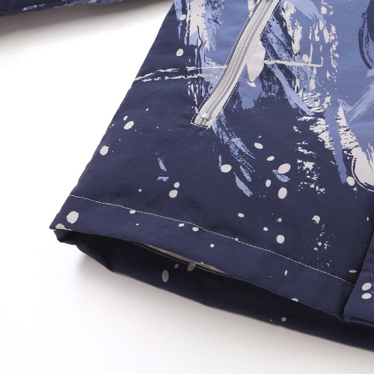 【撥水加工】アイスバーグプリントフード中綿コート(90~150cm) | BeBe | 詳細画像15 