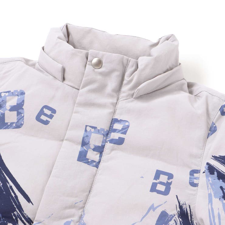 【撥水加工】アイスバーグプリントフード中綿コート(90~150cm) | BeBe | 詳細画像9 