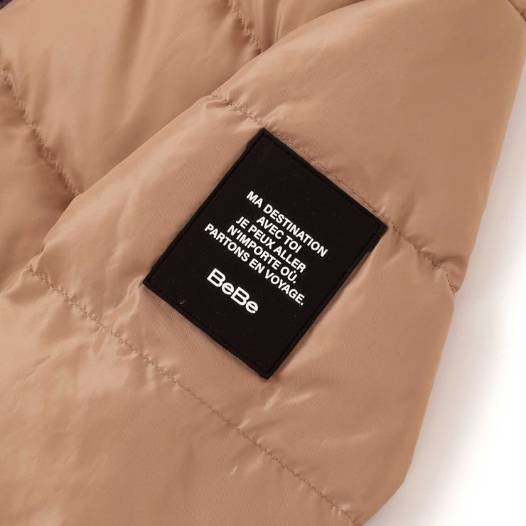 【撥水加工】タフタフラップポケットフードダウンコート(95~150cm) | BeBe | 詳細画像12 