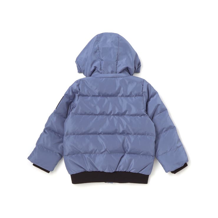 【撥水加工】タフタフラップポケットフードダウンコート(95~150cm) | BeBe | 詳細画像15 