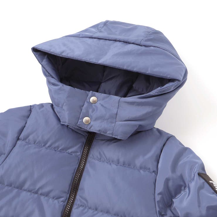 【撥水加工】タフタフラップポケットフードダウンコート(95~150cm) | BeBe | 詳細画像18 