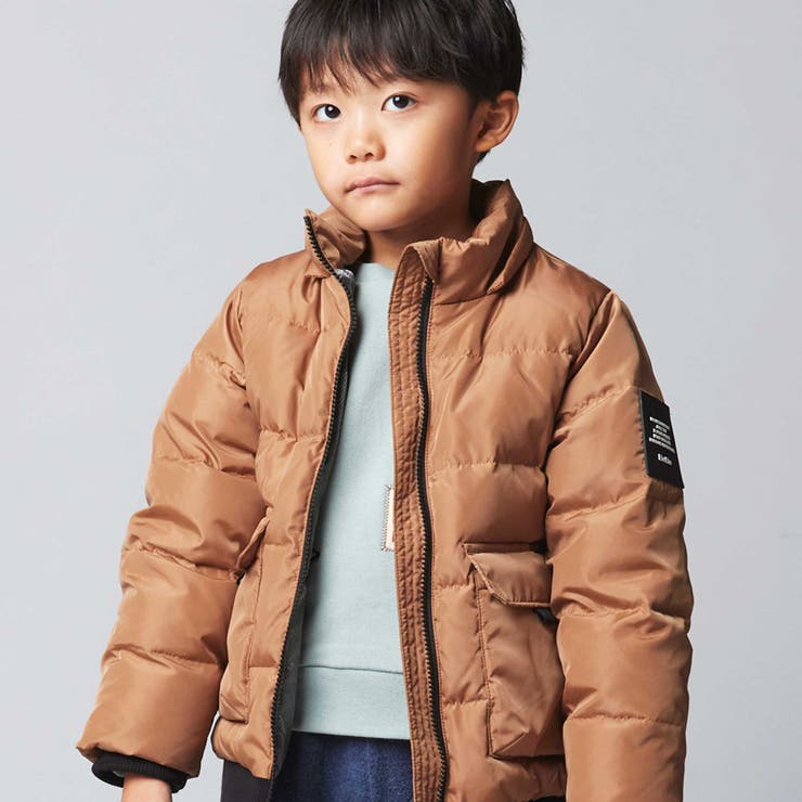 【撥水加工】タフタフラップポケットフードダウンコート(95~150cm) | BeBe | 詳細画像6 