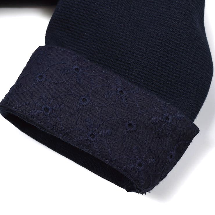 フォーマル リップル ポンチ ノーカラー ジャケット (110~130cm) | BeBe | 詳細画像12 