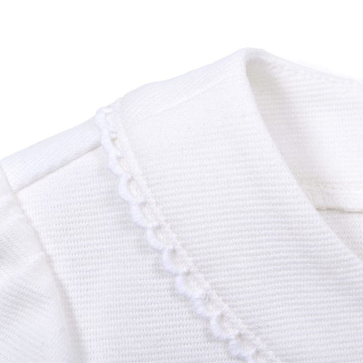 フォーマル リップル ポンチ ノーカラー ジャケット (110~130cm) | BeBe | 詳細画像15 