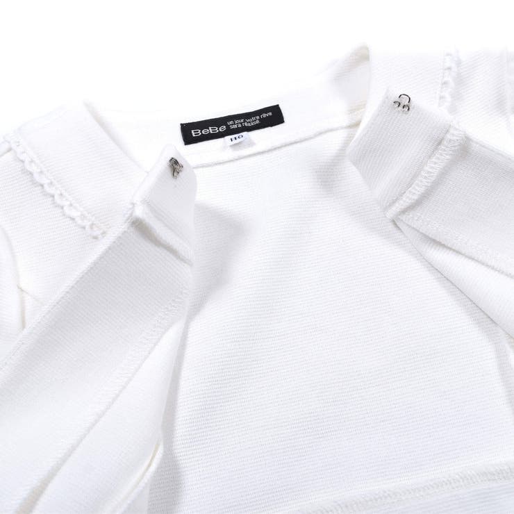 フォーマル リップル ポンチ ノーカラー ジャケット (110~130cm) | BeBe | 詳細画像18 