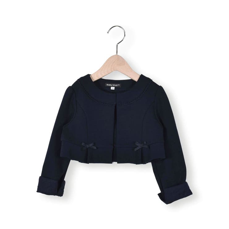 フォーマル リップル ポンチ ノーカラー ジャケット (110~130cm) | BeBe | 詳細画像8 