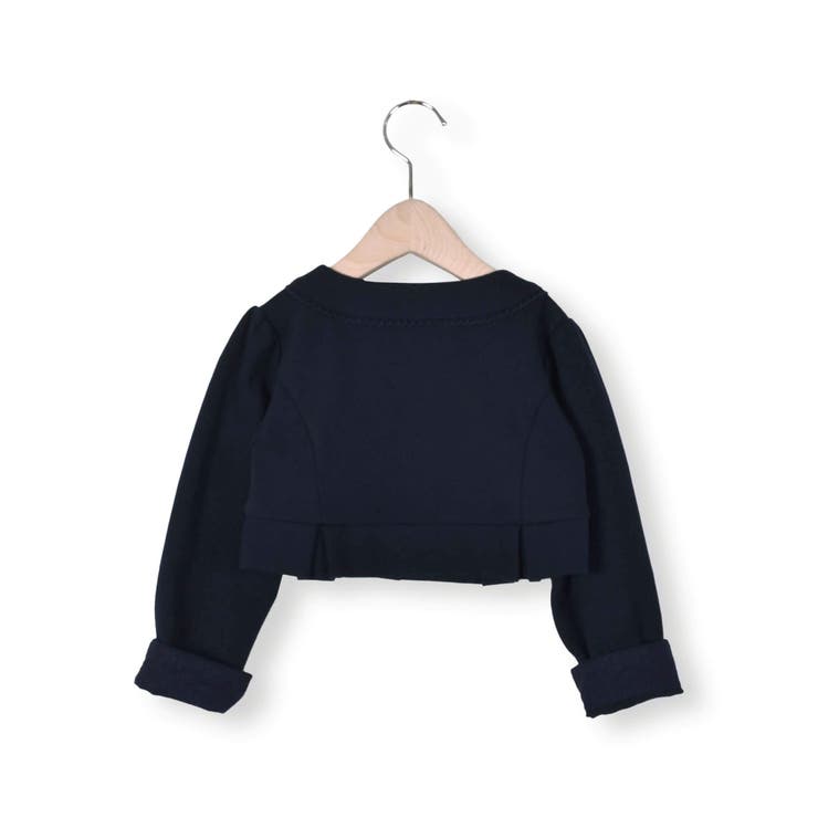 フォーマル リップル ポンチ ノーカラー ジャケット (110~130cm) | BeBe | 詳細画像9 