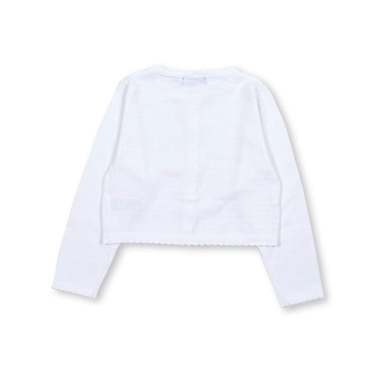 【UVカット】コットンタック編みシアーカーディガン(100~150cm) | BeBe | 詳細画像11 