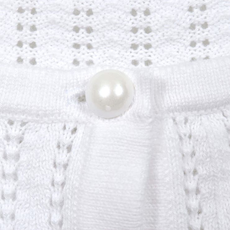 透かし編みサマーニットボレロ(90~150cm) | BeBe | 詳細画像9 