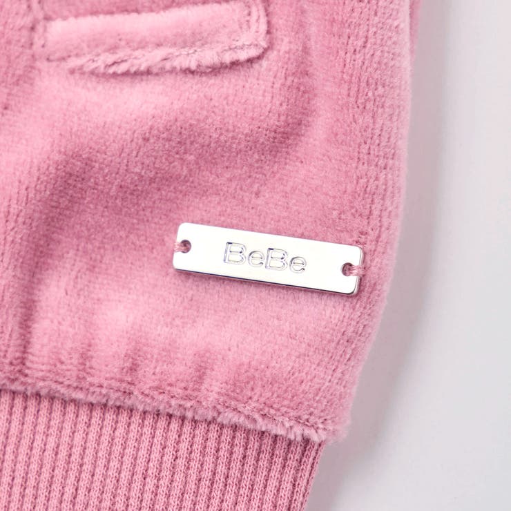 ベロアフード付きリボンポケットパーカー(90~150cm) | BeBe | 詳細画像11 