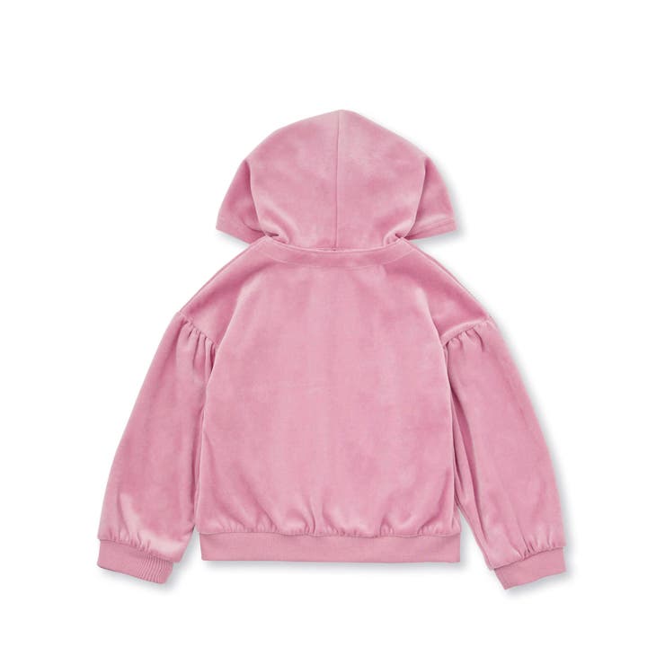 ベロアフード付きリボンポケットパーカー(90~150cm) | BeBe | 詳細画像6 