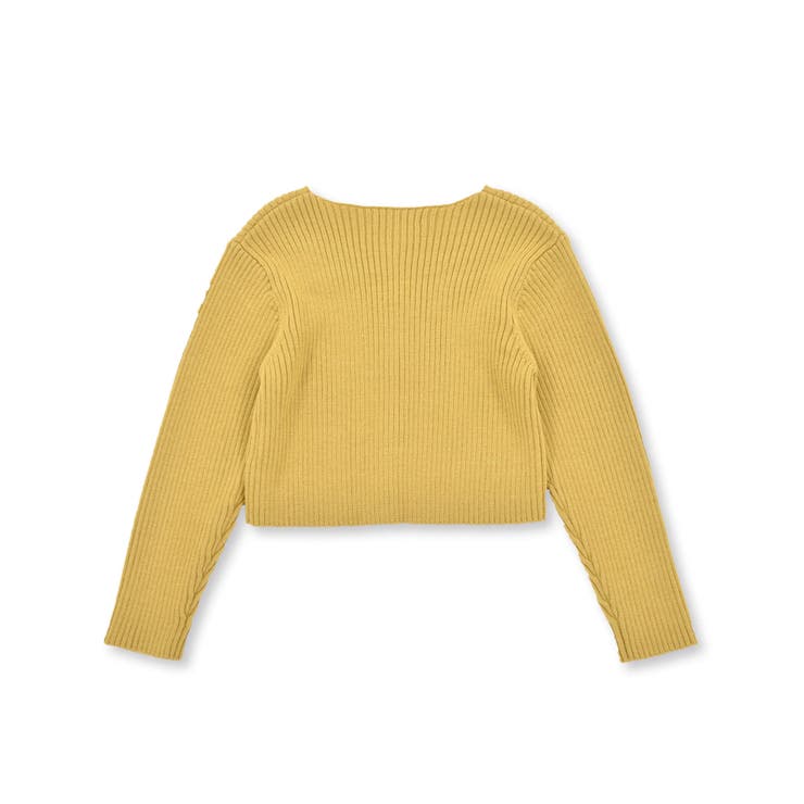 ワイドリブクルーネックカーディガン(90~150cm) | BeBe | 詳細画像6 