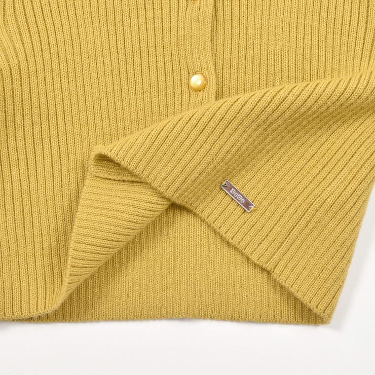 ワイドリブクルーネックカーディガン(90~150cm) | BeBe | 詳細画像9 