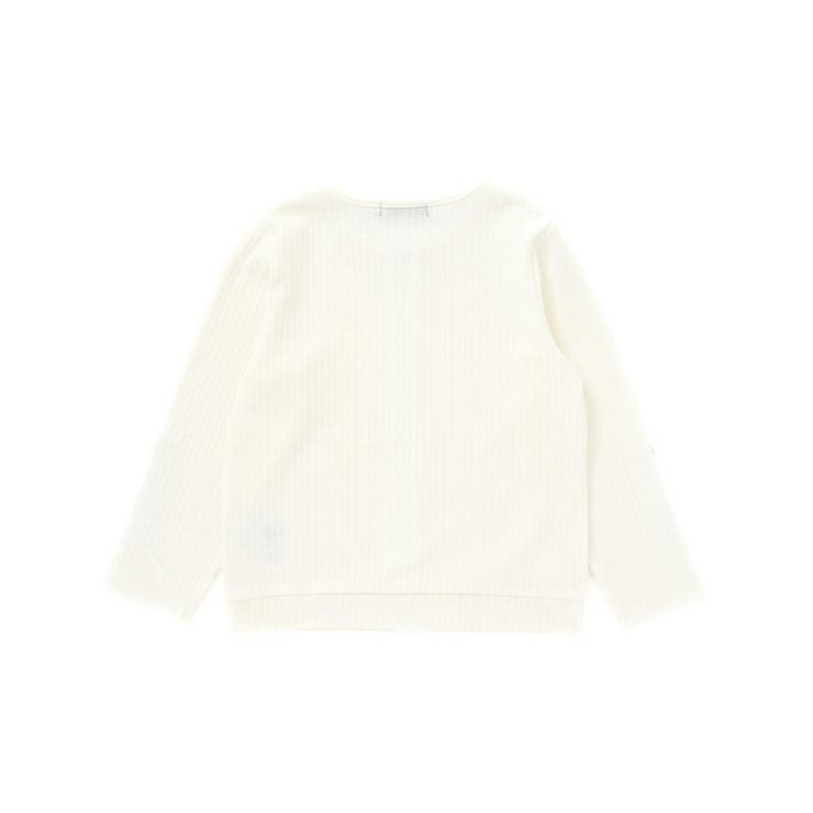 針抜きテレコカットソー長袖カーディガン(90~160cm) | BeBe | 詳細画像8 