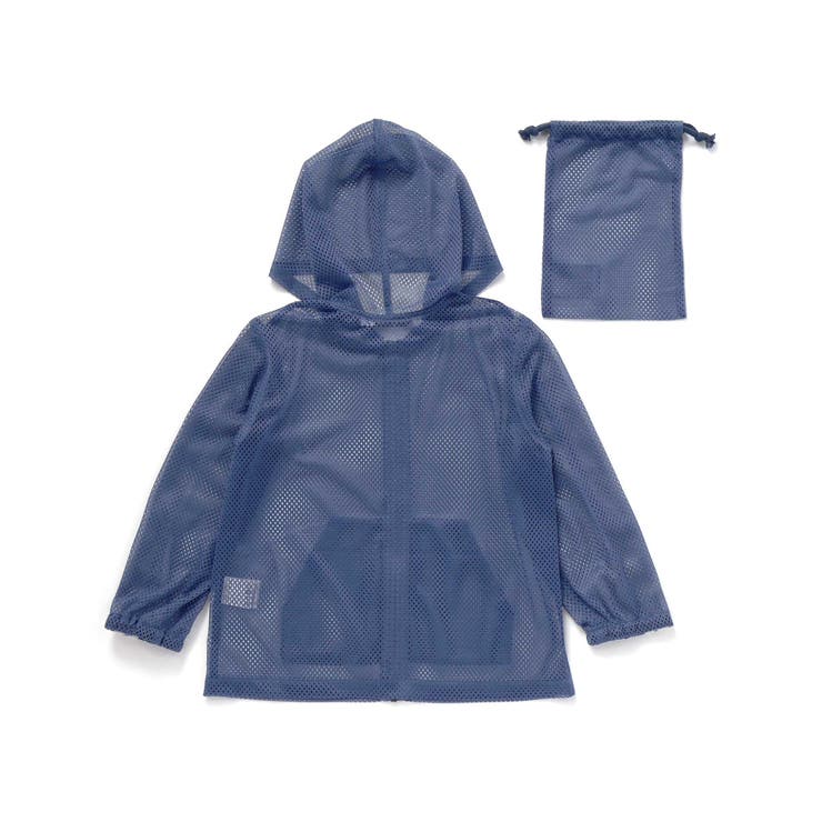 【防虫加工】メッシュロゴテープパーカー・巾着付き(90~140cm) | BeBe | 詳細画像9 