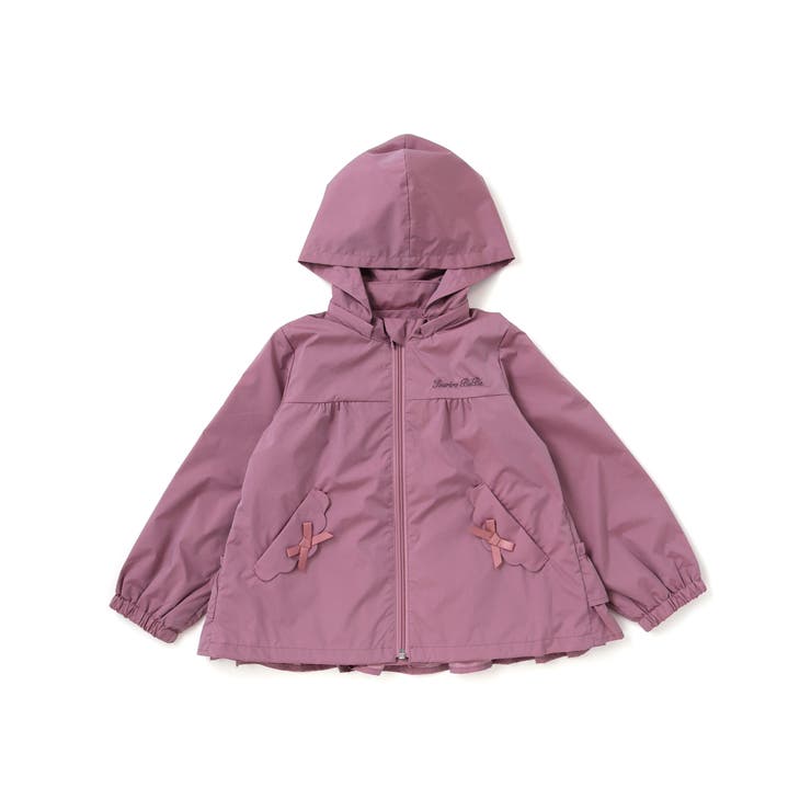 シャイニータフタバックフリルフードブルゾン(90~150cm) | BeBe | 詳細画像6 