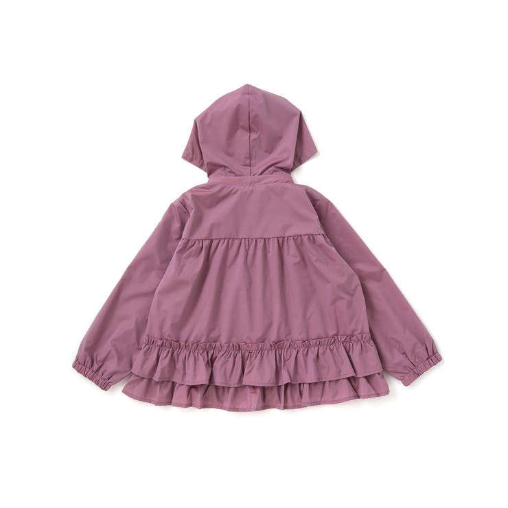 シャイニータフタバックフリルフードブルゾン(90~150cm) | BeBe | 詳細画像7 