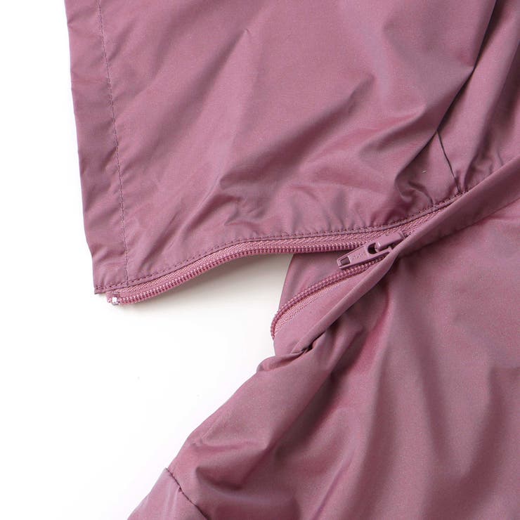 シャイニータフタバックフリルフードブルゾン(90~150cm) | BeBe | 詳細画像9 