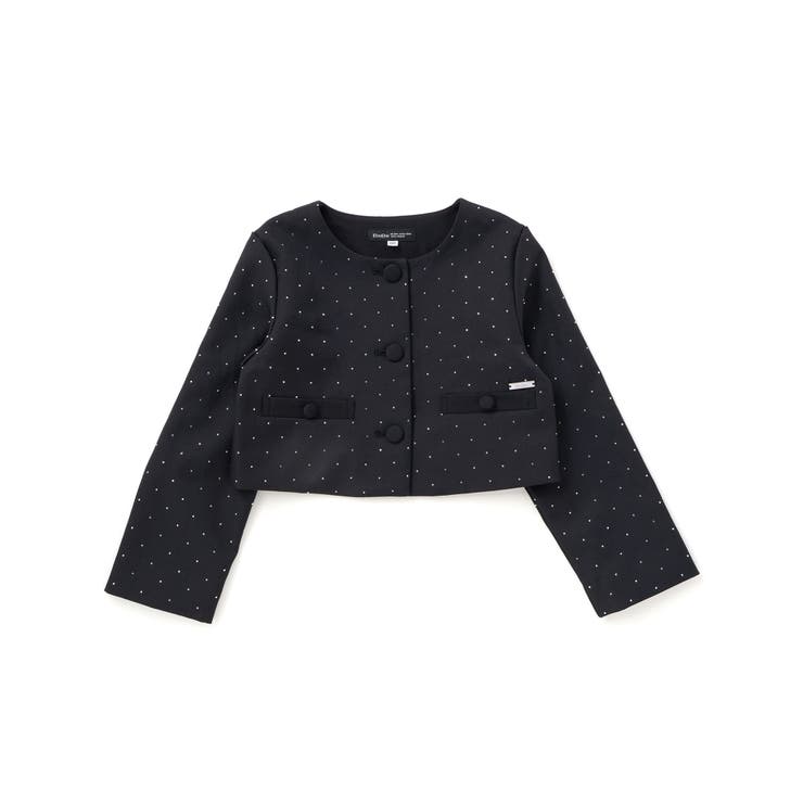 【お揃い】エトワールシャイニードットクロップドジャケット(100~150cm) | BeBe | 詳細画像10 