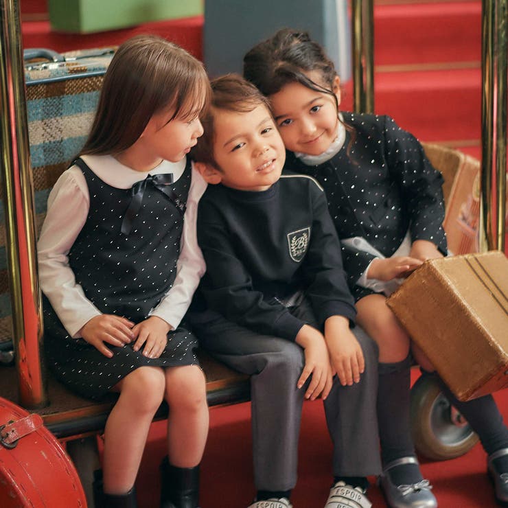 【お揃い】エトワールシャイニードットクロップドジャケット(100~150cm) | BeBe | 詳細画像9 