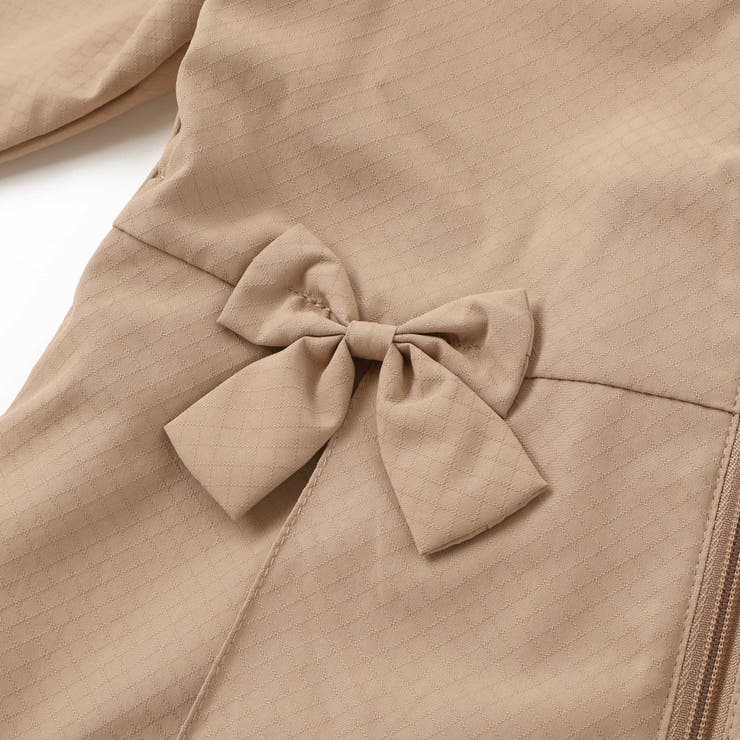 チェックタフタペプラムフード付きブルゾン(90~150cm) | BeBe | 詳細画像16 