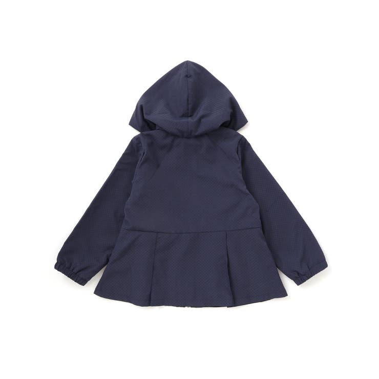 チェックタフタペプラムフード付きブルゾン(90~150cm) | BeBe | 詳細画像8 