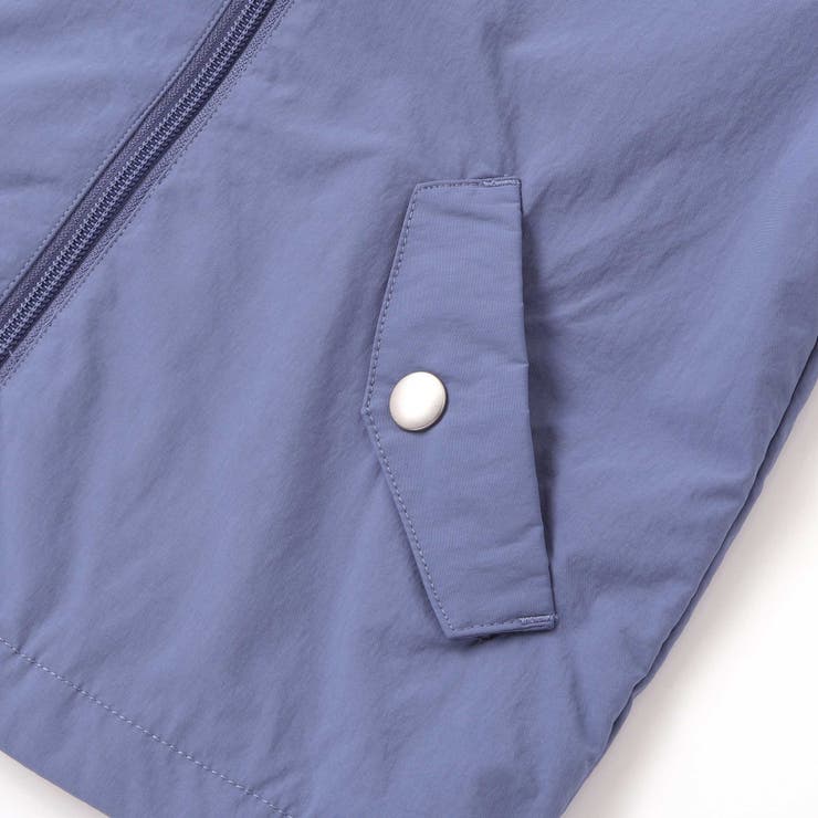 【撥水】ヴィンテージタフタワッペン付きフードブルゾン(90~150cm) | BeBe | 詳細画像14 