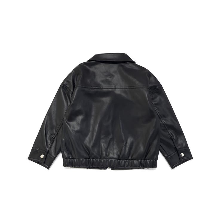 フェイクレザージップブルゾン(100~160cm) | BeBe | 詳細画像10 