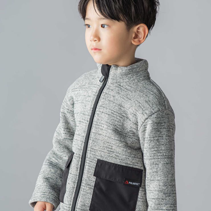 アウトポケットメランジジップブルゾン | BeBe | 詳細画像4 