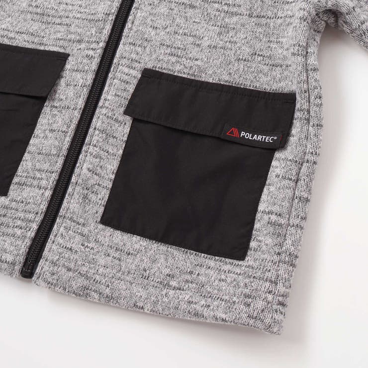 アウトポケットメランジジップブルゾン | BeBe | 詳細画像9 