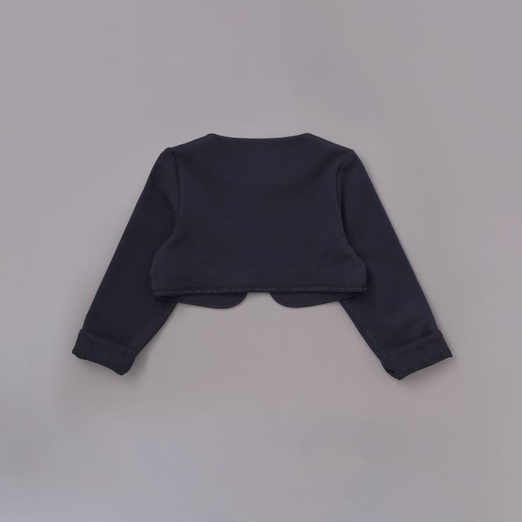 リップルポンチノーカラージャケット(110~130cm) | BeBe | 詳細画像14 