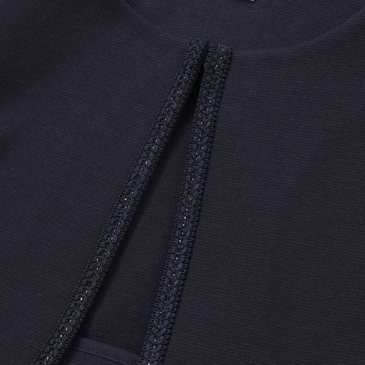 リップルポンチノーカラージャケット(110~130cm) | BeBe | 詳細画像17 