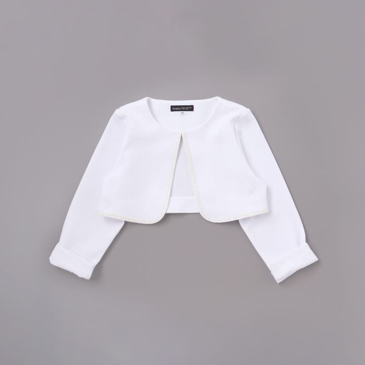 リップルポンチノーカラージャケット(110~130cm) | BeBe | 詳細画像8 