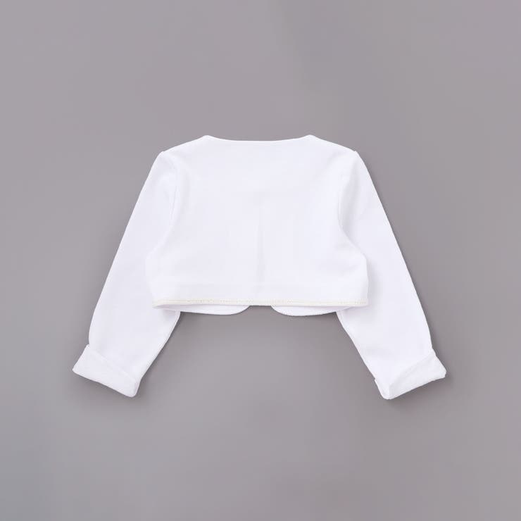 リップルポンチノーカラージャケット(110~130cm) | BeBe | 詳細画像9 