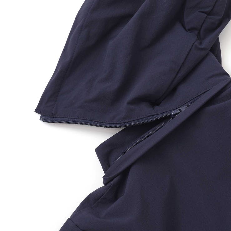 【撥水加工】リップストップフード付きバイカラーロゴブルゾン(90~150cm) | BeBe | 詳細画像10 
