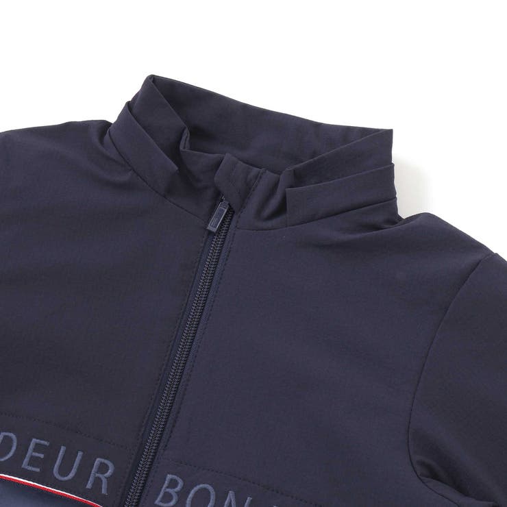 【撥水加工】リップストップフード付きバイカラーロゴブルゾン(90~150cm) | BeBe | 詳細画像11 