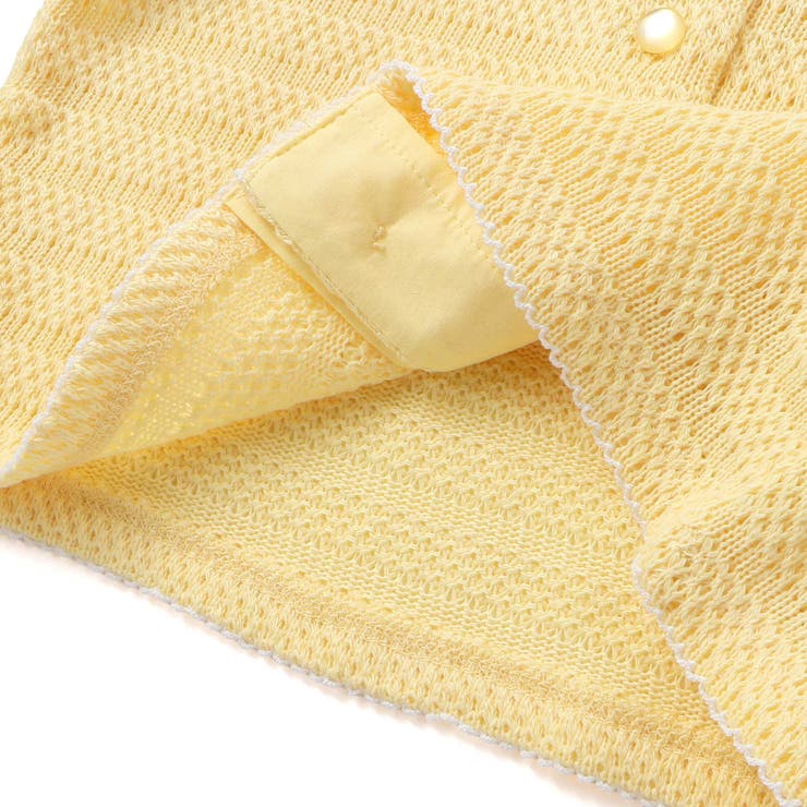 クロシェ風ニット長袖カーディガン(100~150cm) | BeBe | 詳細画像9 