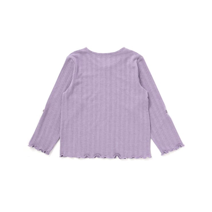 【UVカット 速乾】袖丈調節針抜きテレコ長袖ZIPカーディガン(90~130cm… | BeBe | 詳細画像5 