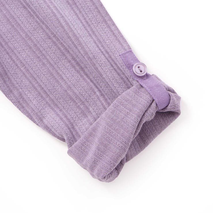 【UVカット 速乾】袖丈調節針抜きテレコ長袖ZIPカーディガン(90~130cm… | BeBe | 詳細画像9 