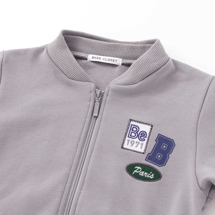 【抗菌防臭 UVカット】ミラノリブワッペン付きフード長袖ZIPカーディガン(90… | BeBe | 詳細画像12 